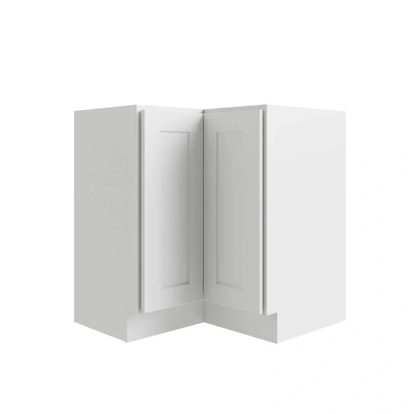 RELIABILT Parkstone 32-in W x 34.5-in H x 24-in D White Lazy Susan Corner Base Fully Assembled Plywood Cabinet (Shaker Style) T726918459