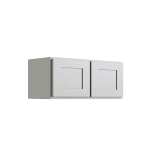RELIABILT Parkstone 36-in W x 12-in H x 12-in D Grey Wall Fully Assembled Plywood Cabinet (Shaker Door Style) T726918226