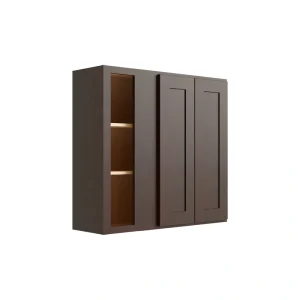 RELIABILT Parkstone 42-in W x 36-in H x 12-in D Espresso Blind Corner Wall Fully Assembled Plywood Cabinet (Shaker Style) T726918444