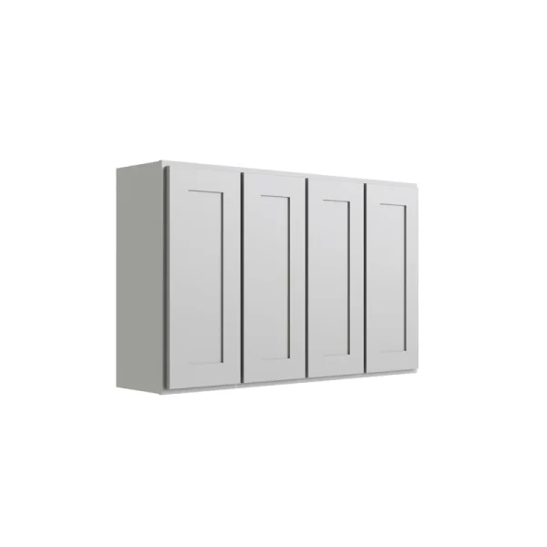 RELIABILT Parkstone 48-in W x 30-in H x 12-in D Grey Wall Fully Assembled Plywood Cabinet (Shaker Door Style) T726918173