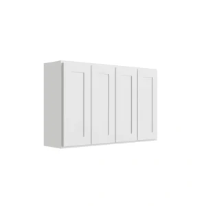 RELIABILT Parkstone 48-in W x 30-in H x 12-in D White Wall Fully Assembled Plywood Cabinet (Shaker Door Style) T726918442