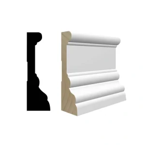 RESO RMC DEL 1 in. D x 3-1/4 in. W x 99 in. L Primed Finger-Joined Pine Casing Molding 5-Pieces 40 ft. Total
