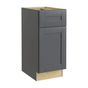 Richmond Venetian Onyx Plywood Shaker Ready to Assemble Base Kitchen Cabinet Soft Close 21 in W x 24 in D x 34.5 in H