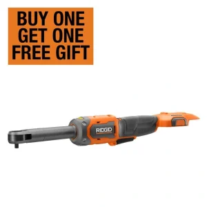 RIDGID 18V Brushless Cordless 1/4 in. Extended Reach Ratchet (Tool Only)