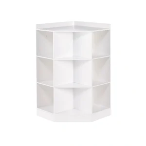 RiverRidge White Kids Corner Bookcase (31.62-in W x 37.31-in H x 24-in D)