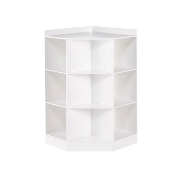 RiverRidge White Kids Corner Bookcase (31.62-in W x 37.31-in H x 24-in D)