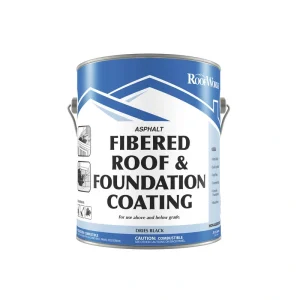 RoofWorks Fibered Roof & Foundation Coating – 0.9 gal.