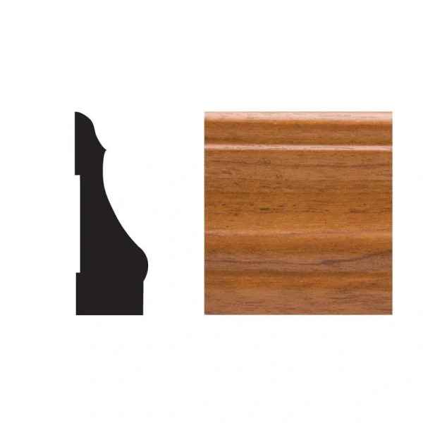 Royal Mouldings 5445 9/16 in. x 2-1/4 in. x 7 ft. PVC Gunstock Colonial Casing