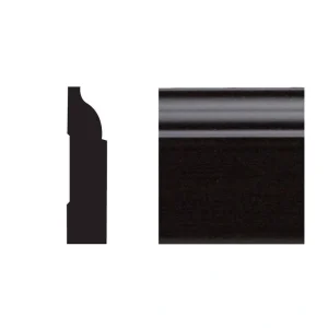 Royal Mouldings 5947 3/8 in. x 1-1/4 in. x 7 ft. PVC Composite Colonial Stop Espresso Moudling