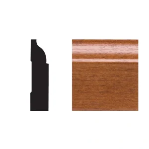 Royal Mouldings 5947 3/8 in. x 1-1/4 in. x 7 ft. PVC Composite Colonial Stop Gunstock Molding