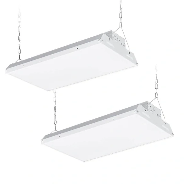 RUN BISON 1.4 ft. 115-Watt 17,000-Lumens Integrated LED Dimmable White Linear High Bay Light 120-277-Volt 4000K/5000K (2-Pack)