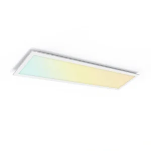 RUN BISON 1 ft. x 4 ft. Dimmable White CCT and Wattage Selectable Integrated LED Back-Lit Flat Panel Light