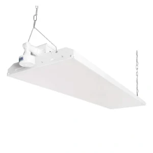 RUN BISON 1000-Watt Equivalent Integrated LED Dimmable Linear High Bay Light 40500 Lumens 5000K Daylight with Motion Sensor