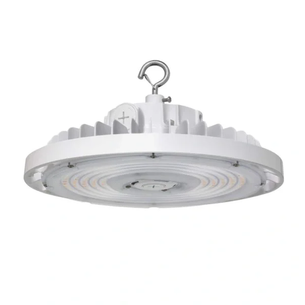 RUN BISON 13 in. 240W White Integrated LED UFO High Bay Light Garage Light, Up To 34800LM, 3000/4000/5000K, 0-Volt to 10-Volt