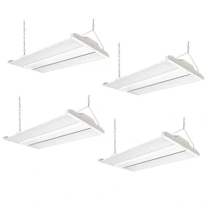 RUN BISON 2 ft. 600-Watt Equivalent Integrated LED Dimmable High Bay Light with 120-277V 20,925lm 5000K Daylight (4-Pack)