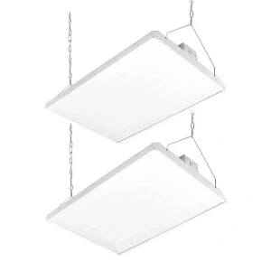 RUN BISON 2 ft. 800-Watt Equivalent Integrated LED Dimmable High Bay Light with 120-277V 28,350lm 5000K Daylight (2-Pack)