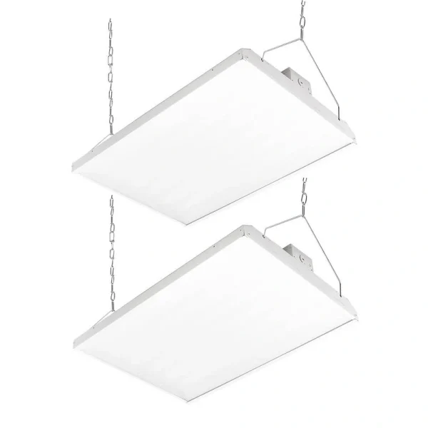 RUN BISON 2 ft. 800-Watt Equivalent Integrated LED Dimmable High Bay Light with 120-277V 28,350lm 5000K Daylight (2-Pack)