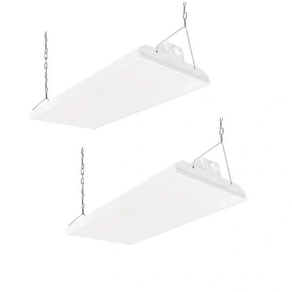 RUN BISON 2-PACK 2ft. 600-Watt Equivalent 20925Lumens Integrated LED Dimmable High Bay Light 5000K Daylight 0-10V Dimming