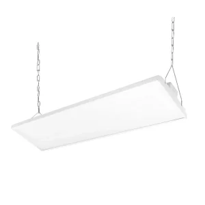 RUN BISON 4 ft. White 1000-Watt Equivalent Integrated LED Dimmable Linear High Bay Light, 40500 Lumens 5000K Dayllight