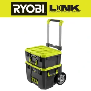 RYOBI 22.2 in. LINK Rolling Tool Box with LINK Medium Tool Box