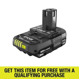 RYOBI ONE+ 18V 2.0 Ah Lithium-Ion Battery