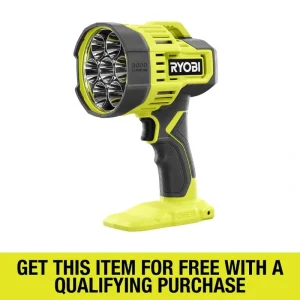 RYOBI ONE+ 18V Cordless LED Spotlight (Tool Only)