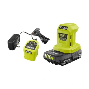 RYOBI ONE+ 18V Cordless Portable Power Source Starter Kit with 1.5 Ah Battery and Charger