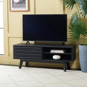 Safavieh Aurelio Black Casual Mdf Media Cabinet