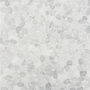 Satori Shoreside Bianco 12-in x 12-in Honed Natural Stone Look Mosaic Floor and Wall Tile (1-sq. ft/ Piece)