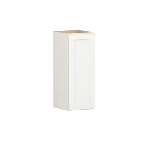 Shaker Full Overlay 12 in. W x 12 in. D x 30 in. H Plywood Assembled Wall Kitchen Cabinet in Linen White