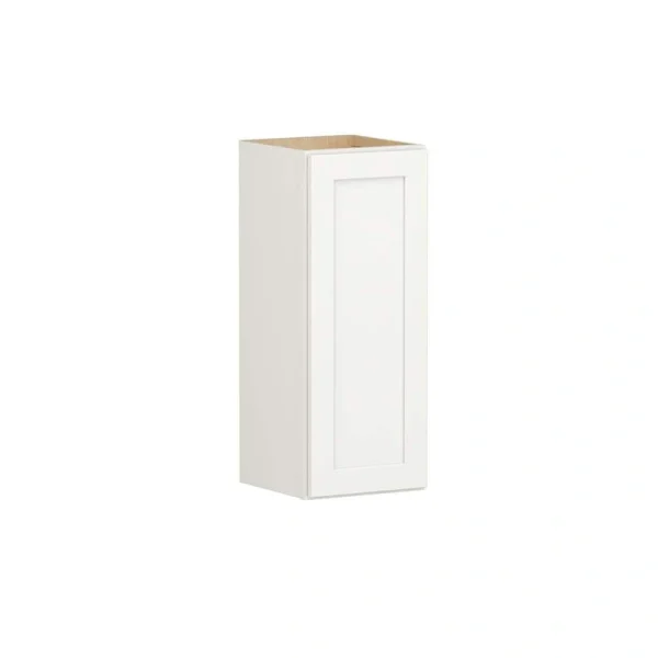 Shaker Full Overlay 12 in. W x 12 in. D x 30 in. H Plywood Assembled Wall Kitchen Cabinet in Linen White