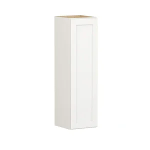 Shaker Full Overlay 12 in. W x 12 in. D x 42 in. H Plywood Assembled Wall Kitchen Cabinet in Linen White