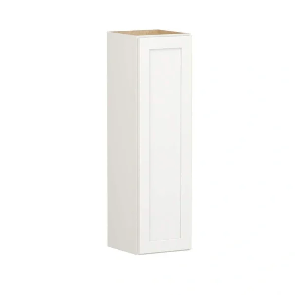 Shaker Full Overlay 12 in. W x 12 in. D x 42 in. H Plywood Assembled Wall Kitchen Cabinet in Linen White