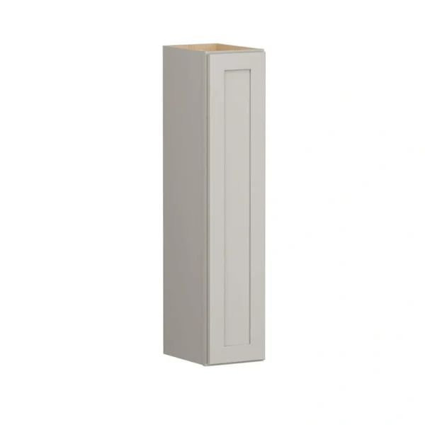 Shaker Full Overlay 9 in. W x 12 in. D x 42 in. H Plywood Assembled Wall Kitchen Cabinet in Stone Gray
