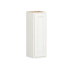Shaker Partial Overlay 12 in. W x 12 in. D x 36 in. H Plywood Assembled Wall Kitchen Cabinet in Linen White