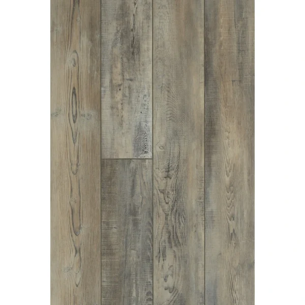 Shaw (Sample) Parallax HD Plus Timeless Gray Wood Look 20-mil Waterproof Interlocking or Glue Down Luxury Vinyl Plank