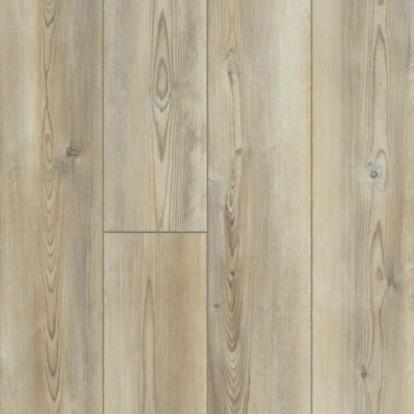 Shaw (Sample) Prismatic Plus Glacier Pine Gray Wood Look 20-mil Waterproof Interlocking or Glue Down Luxury Vinyl Plank