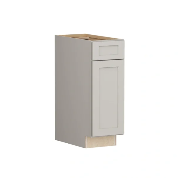 Shenandoah PRO Express Breckenridge 12-in W x 34.5-in H x 24-in D Stone Full Overlay 1-Drawer Base Fully Assembled Plywood Cabinet (Recessed Panel Shaker Style)