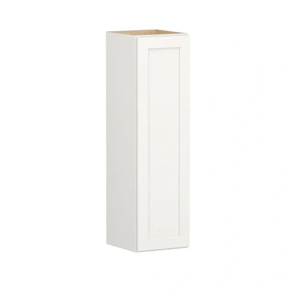 Shenandoah PRO Express Breckenridge 12-in W x 42.125-in H x 12-in D Linen Full Overlay Wall Fully Assembled Plywood Cabinet (Recessed Panel Shaker Door Style)