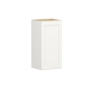 Shenandoah PRO Express Breckenridge 15-in W x 30.125-in H x 12-in D Linen Full Overlay Wall Fully Assembled Plywood Cabinet (Recessed Panel Shaker Door Style)