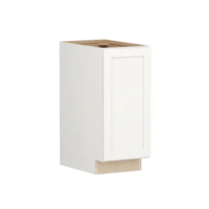 Shenandoah PRO Express Breckenridge 15-in W x 34.5-in H x 24-in D Linen Full Overlay Base Fully Assembled Plywood Cabinet (Recessed Panel Shaker Door Style)