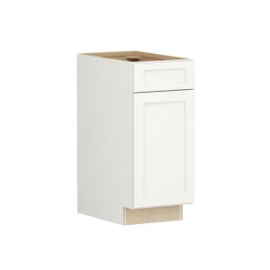 Shenandoah PRO Express Breckenridge 15-in W x 34.5-in H x 24-in D Linen Full Overlay Maple 1-Drawer Base Fully Assembled Plywood Cabinet (Recessed Panel Shaker Style)