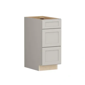 Shenandoah PRO Express Breckenridge 15-in W x 34.5-in H x 24-in D Stone Full Overlay 3-Drawer Base Fully Assembled Plywood Cabinet