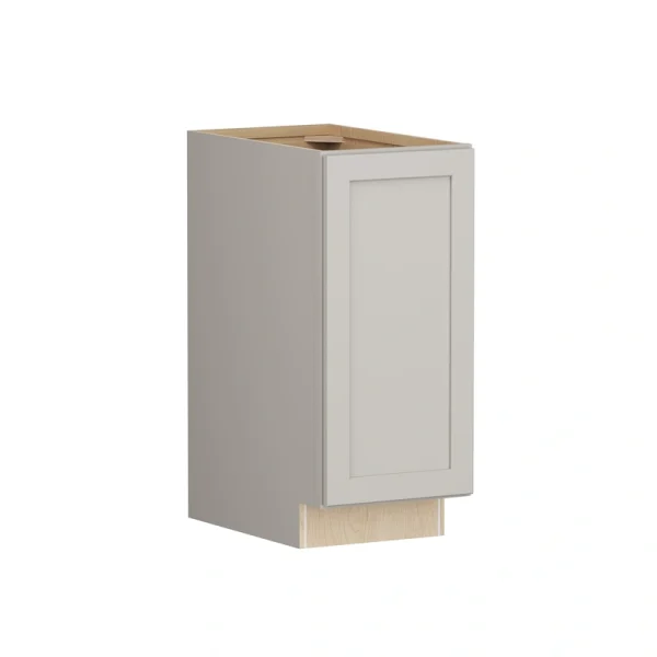 Shenandoah PRO Express Breckenridge 15-in W x 34.5-in H x 24-in D Stone Full Overlay Base Fully Assembled Plywood Cabinet (Recessed Panel Shaker Door Style)