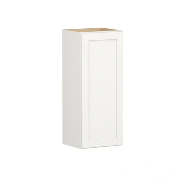 Shenandoah PRO Express Breckenridge 15-in W x 36.125-in H x 12-in D Linen Full Overlay Wall Fully Assembled Plywood Cabinet (Recessed Panel Shaker Door Style)