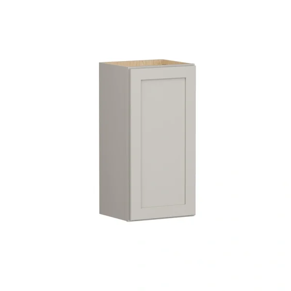 Shenandoah PRO Express Breckenridge 15-in W x 36.125-in H x 12-in D Stone Full Overlay Wall Fully Assembled Plywood Cabinet (Recessed Panel Shaker Door Style)