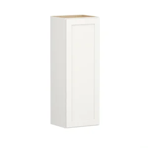 Shenandoah PRO Express Breckenridge 15-in W x 42.125-in H x 12-in D Linen Full Overlay Wall Fully Assembled Plywood Cabinet (Recessed Panel Shaker Door Style)