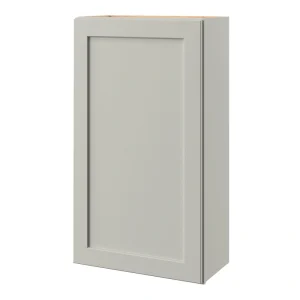 Shenandoah PRO Express Breckenridge 15-in W x 42.125-in H x 12-in D Stone Full Overlay Wall Fully Assembled Plywood Cabinet (Recessed Panel Shaker Door Style)