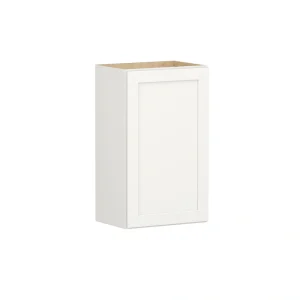 Shenandoah PRO Express Breckenridge 18-in W x 30.125-in H x 12-in D Linen Full Overlay Wall Fully Assembled Plywood Cabinet (Recessed Panel Shaker Door Style)