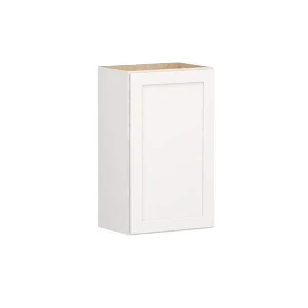 Shenandoah PRO Express Breckenridge 18-in W x 30.125-in H x 12-in D Linen Full Overlay Wall Fully Assembled Plywood Cabinet (Recessed Panel Shaker Door Style)